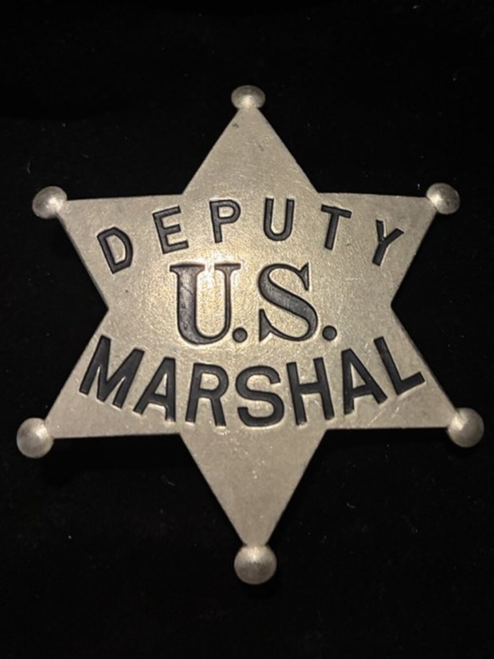 Deputy U.S. Marshal - Kansas City - vintage obsolete badge circa 1880s-1920s